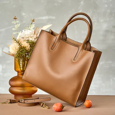 Cowhide large capacity vintage  Bag